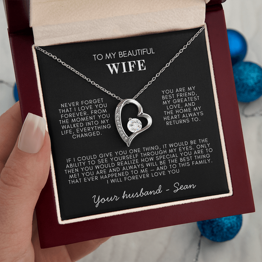 My Beautiful Wife  Forever Love Necklace - TMW-NF1