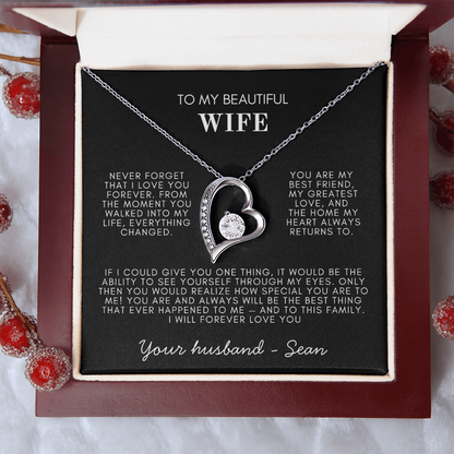 My Beautiful Wife  Forever Love Necklace - TMW-NF1