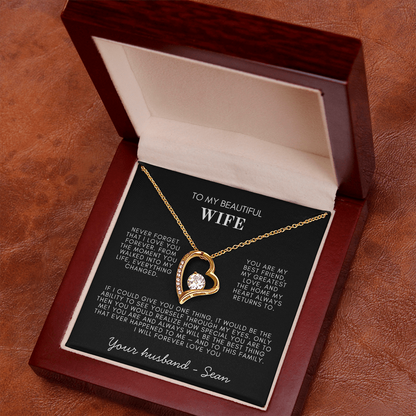 My Beautiful Wife  Forever Love Necklace - TMW-NF1