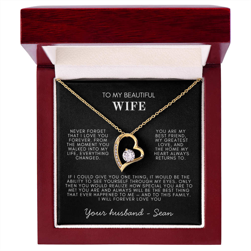 My Beautiful Wife  Forever Love Necklace - TMW-NF1