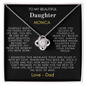 My Beautiful Daughter Love Knot Necklace - TMD-SDD2