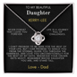 My Beautiful Daughter Love Knot Necklace - TMD-NFD2