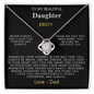 My Beautiful Daughter Love Knot Necklace - TMD-NFD1