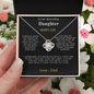 My Beautiful Daughter Love Knot Necklace - TMD-SDD4