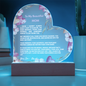 My Beautiful Mom Heart Acrylic Plaque - STM1
