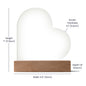 My Beautiful Mom Heart Acrylic Plaque - STM1