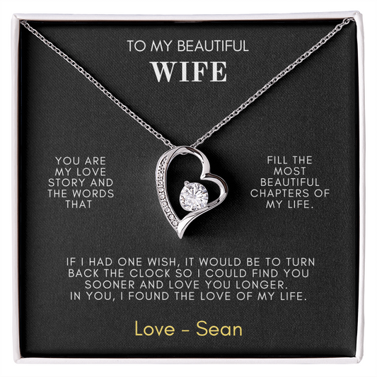 My Beautiful Wife  Forever Love Necklace - TMW-FMP5