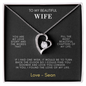 My Beautiful Wife  Forever Love Necklace - TMW-FMP5