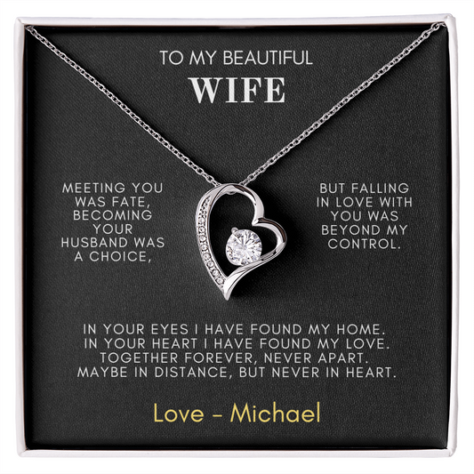 My Beautiful Wife  Forever Love Necklace - TMW-FMP2
