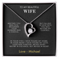 My Beautiful Wife  Forever Love Necklace - TMW-FMP2