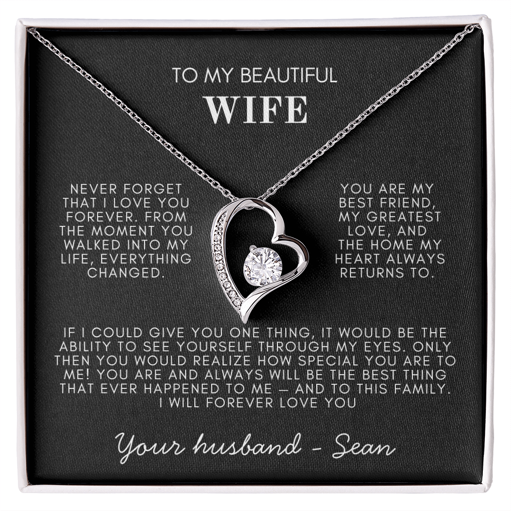 My Beautiful Wife  Forever Love Necklace - TMW-NF1