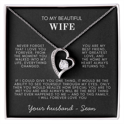 My Beautiful Wife  Forever Love Necklace - TMW-NF1