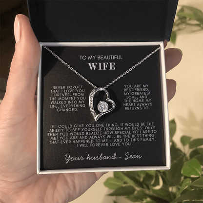 My Beautiful Wife  Forever Love Necklace - TMW-NF1