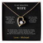 My Beautiful Wife  Forever Love Necklace - TMW-FMP2