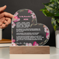 My Beautiful Mom Heart Acrylic Plaque - STM1