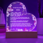 My Beautiful Mom Heart Acrylic Plaque - STM1
