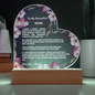 My Beautiful Mom Heart Acrylic Plaque - STM1