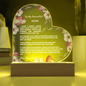 My Beautiful Mom Heart Acrylic Plaque - STM1